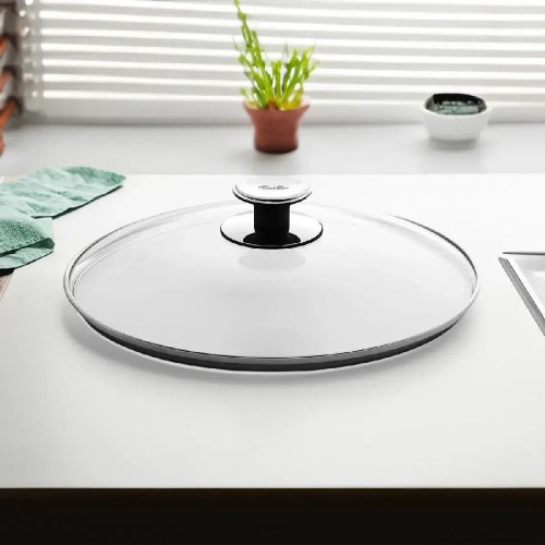 ΚΑΠΑΚΙ ΤΗΓΑΝΙΟΥ FISSLER PURE ΓΥΑΛΙΝΟ 28CM